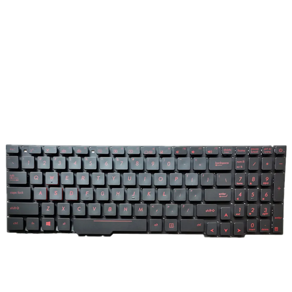 Laptop Keyboard For ASUS GL553 GL553V GL553VD GL553VE GL553VW Colour Black US United States Edition