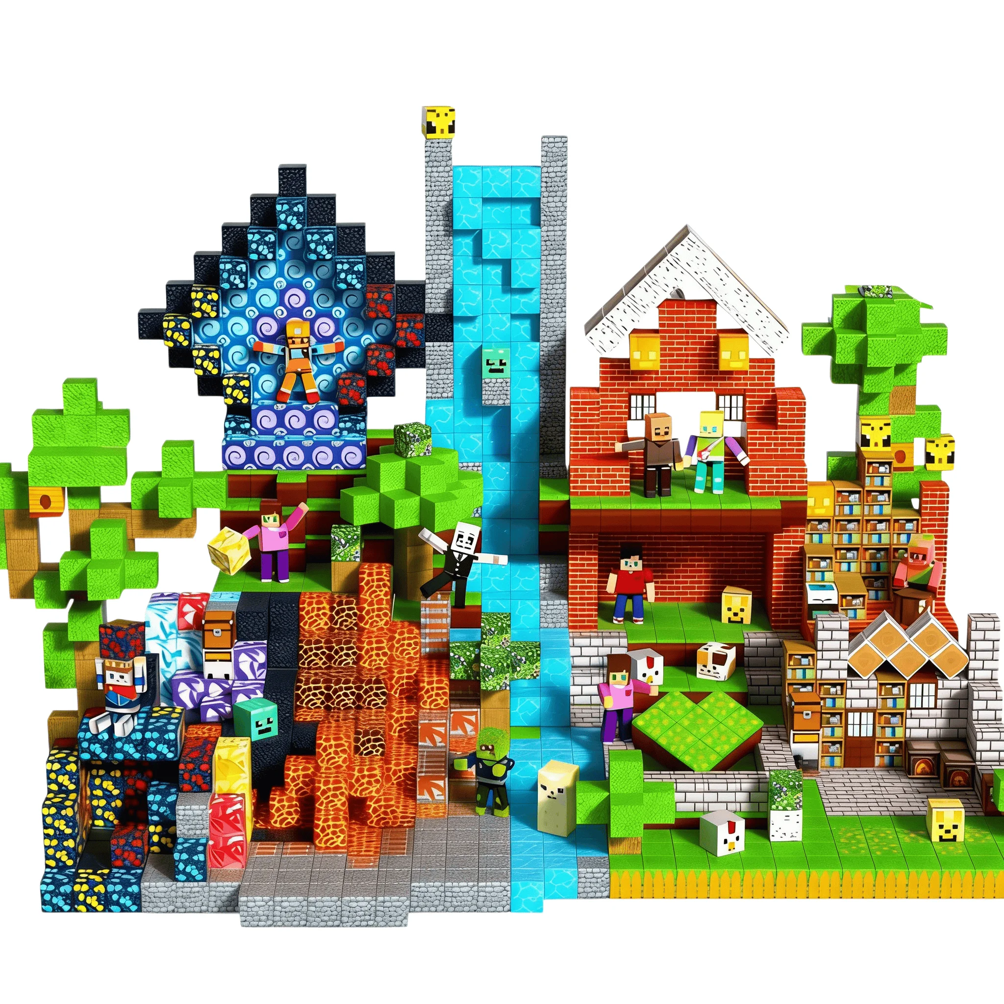 

Магнитные строительные блоки STEM-игрушки для детей от 3 лет, креативные развивающие конструкторы, рождественские подарки