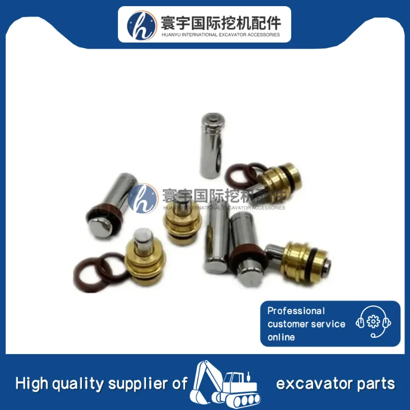 1 pcs Compatible with Sany SY55/SY65/75/SY80/85/SY135/215-8-9 Walking Pedal Valve Bullet Oil Seal Excavator Part