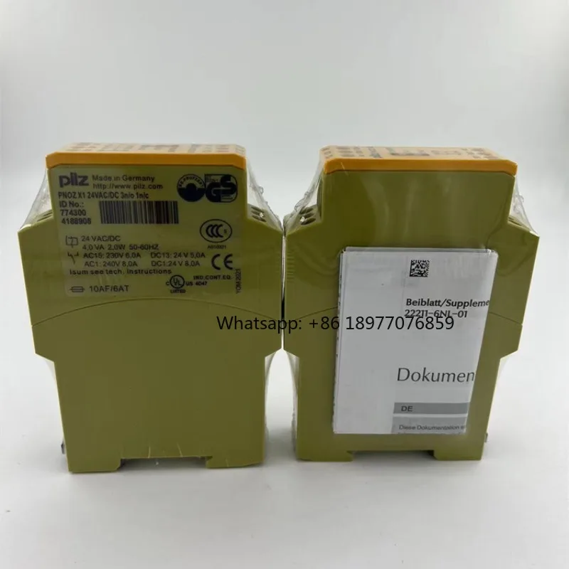 PI-LZ safety relay PNOZ X1 774300 X2 774303 X2.1 774306
