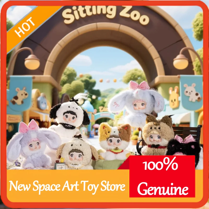 

Nommi Genuine Sitting Zoo Series Blind Box Kawaii Plush Vinyl Dolls Ornament Decor Pendant Mystery Surprise Gifts Girls
