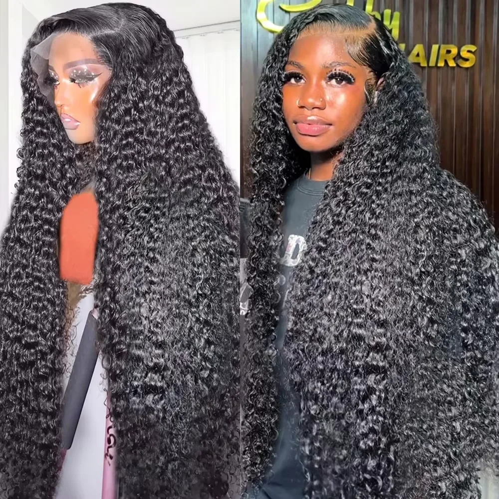 

360 Кружевные фронтальные парики 13x4 13x6 HD Парик из натуральных волос с глубокими волнами на кружеве 5x5 Закрытие вьющихся волн 220% Парик высокой плотности для женщин