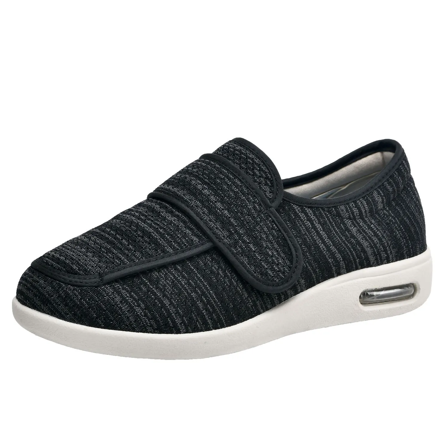 Nuevas zapatillas de senderismo con cierre de velcro para personas mayores, mujeres y hombres, cómodas y antideslizantes, ideales para bailar.