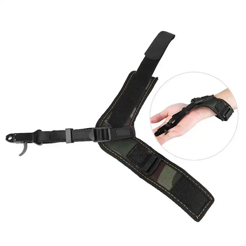 Archery Release Aid 360 Rotating Pliers Compound Bow Trigger Caliper Strap Wrist Tool Youth Archer Archery Bow String Trigger