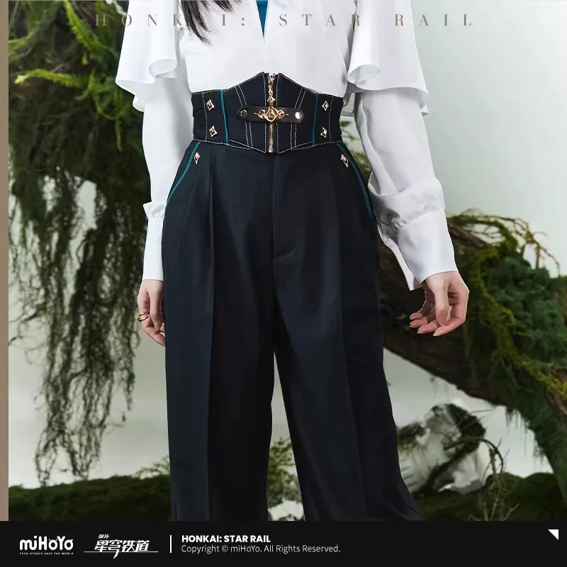 

[Genuine] miHoYo Game Anaxagoras Pants Honkai Star Rail Anaxa Theme Casual Pants Wide-leg Pants Bell-Bottoms Cosplay Xmas Gifts