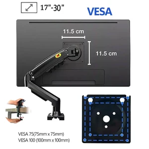 NB F80 PC Monitor Arm Support, Full Movement, Single Desktop Mounting Support, 30 10 Main Sales Articulated Braco Monitor - №3