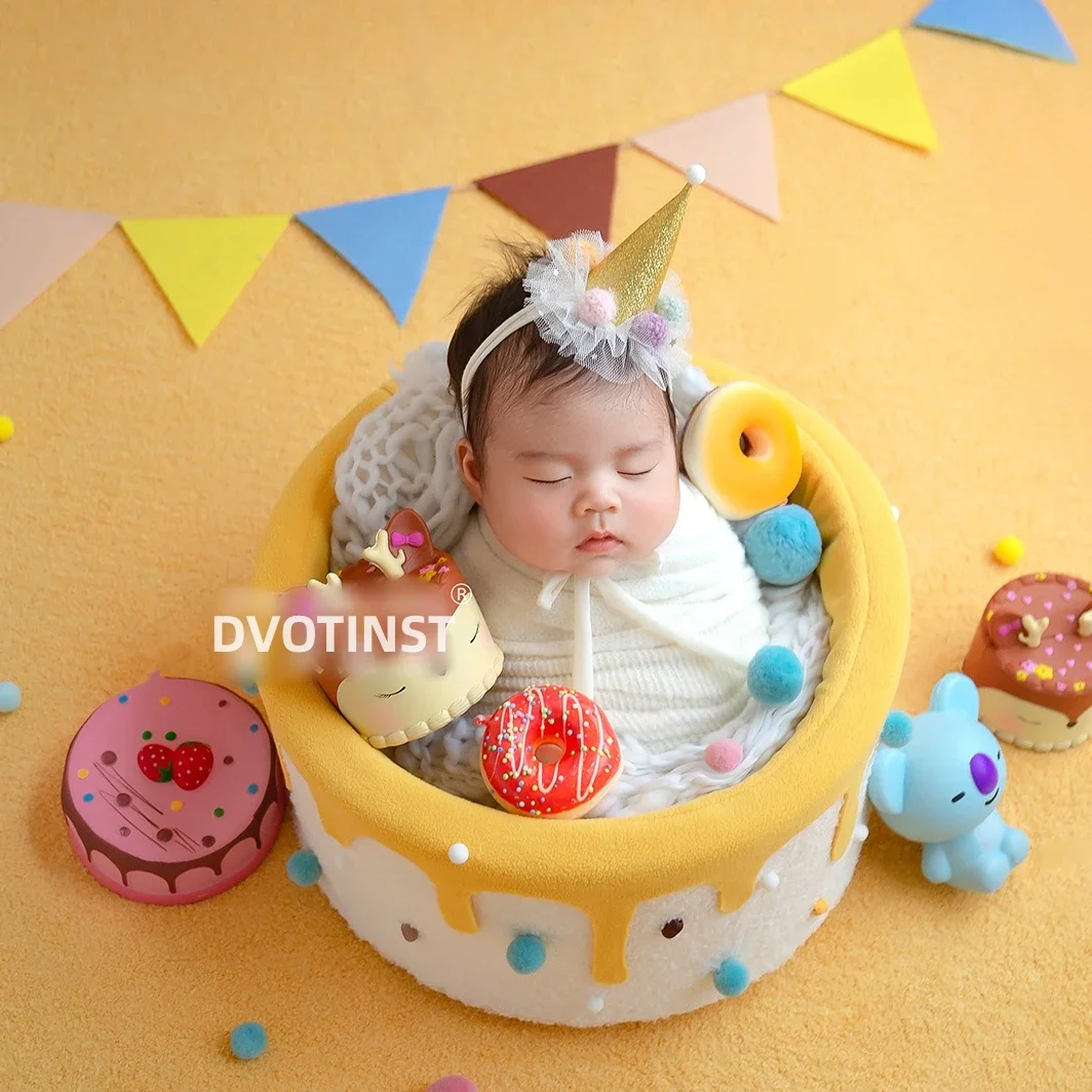 Newborn Photography Props for Baby Creative Posing Dinosaur Cute Animals Outfit Studio Shooting Accessories Photoshoot Props