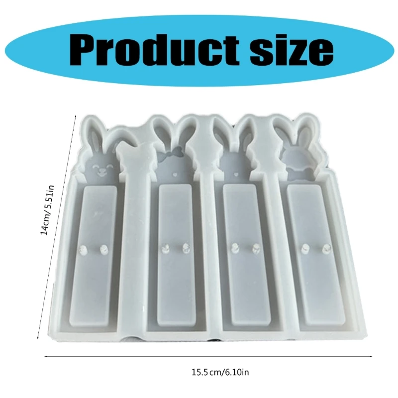 Easters Konijnen Molds Chocolade Holder Molds Siliconen Mold Gift Box Casting Mallen voor thuistafel Decoraties Y5GA