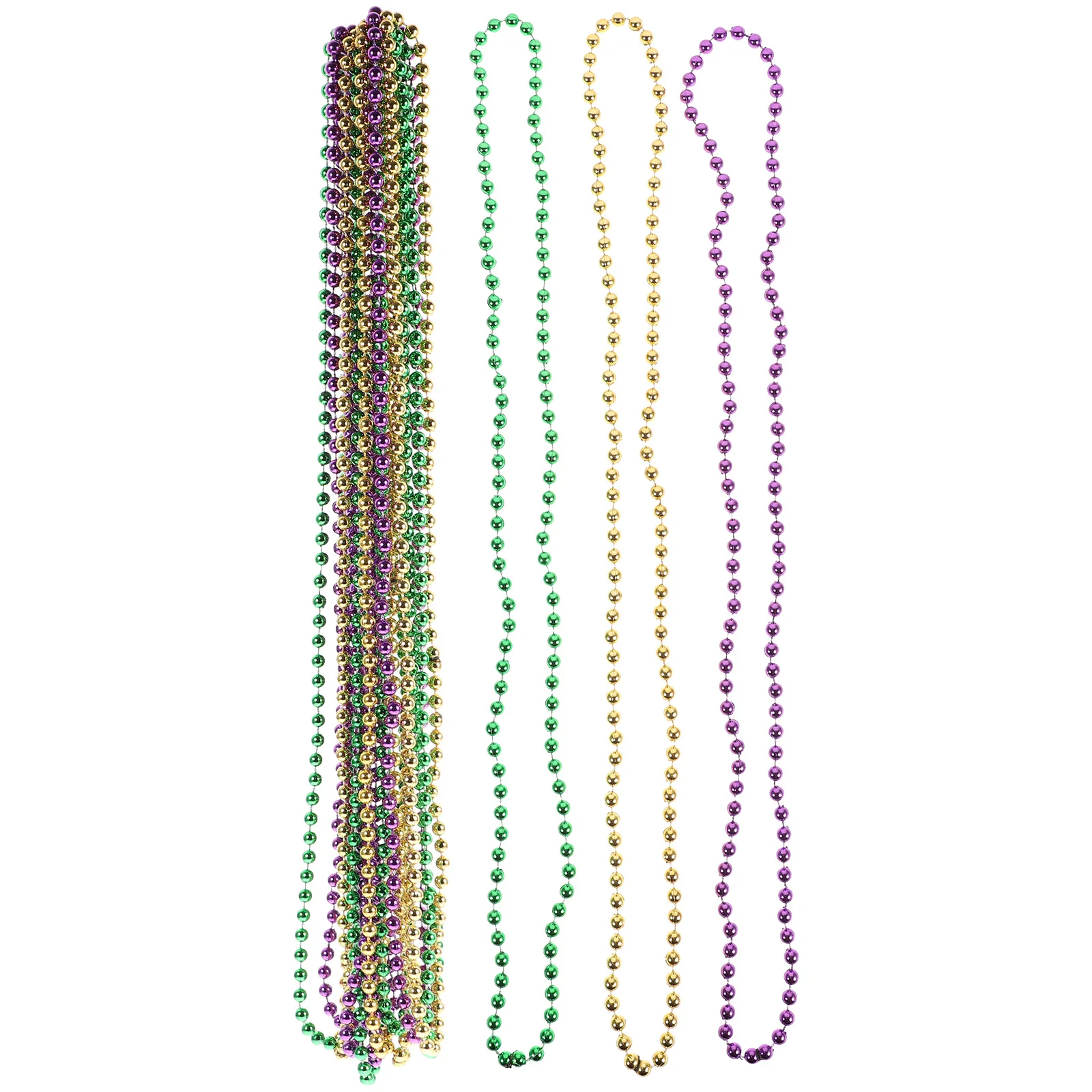15 ชิ้นหลากสีลูกปัดสร้อยคอโซ่ลูกปัดสร้อยคอที่มีสีสันที่ละเอียดอ่อนรอบเครื่องประดับพีวีซีตกแต่งเฉลิมฉลอง
