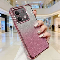 Fashion Glitter Bling Case For Samsung S25 S26 S24 S23 S22 S21 S20 Plus FE Ultra S25 Edge A07 A17 A54 A34 A14 Bumper Soft Cover