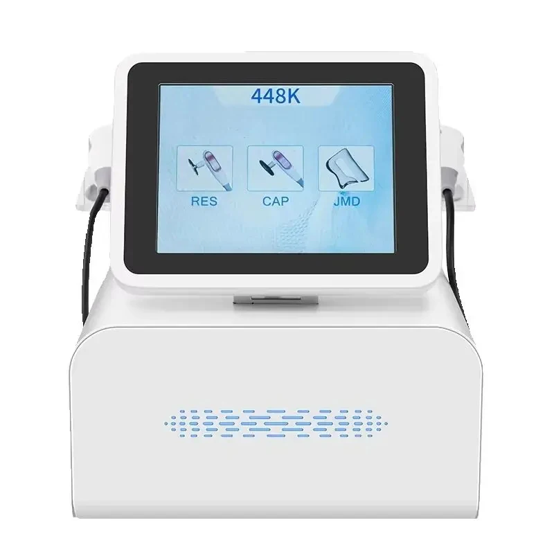 

448kHz Tecar Physiotherapy Machine INDIBA Radio Frequency RET CET Face Lifting Skin Rejuvenation Body Shaping Diathermy Machine