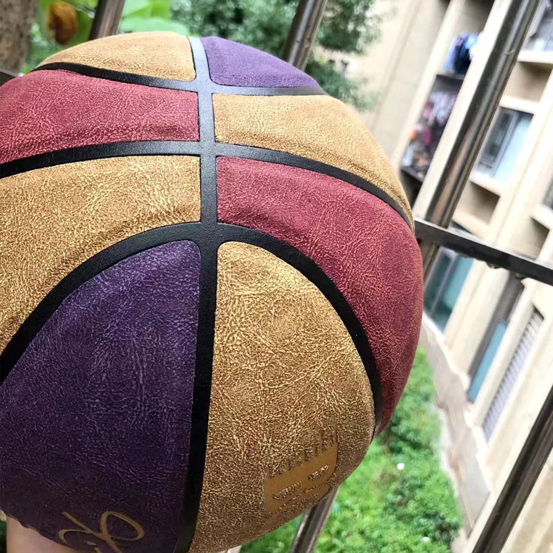 Size 7 Indoor/outdoor Sport PU Basketball Ball for Basketball Ball High Quality Frosted Suede Material