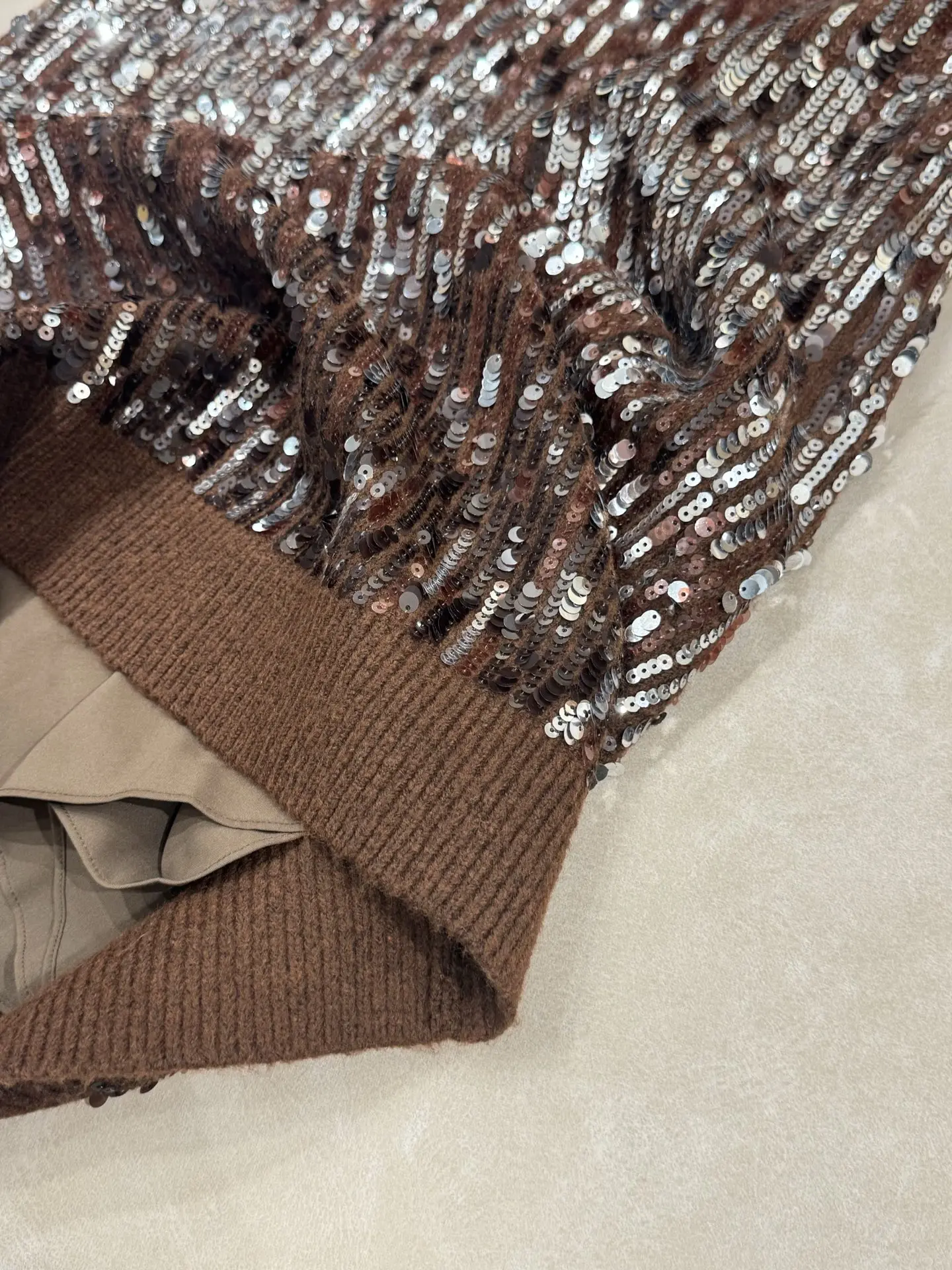 Jupe en laine tricotée Flash pour femmes, nouvelle collection de haute qualité, industrie lourde