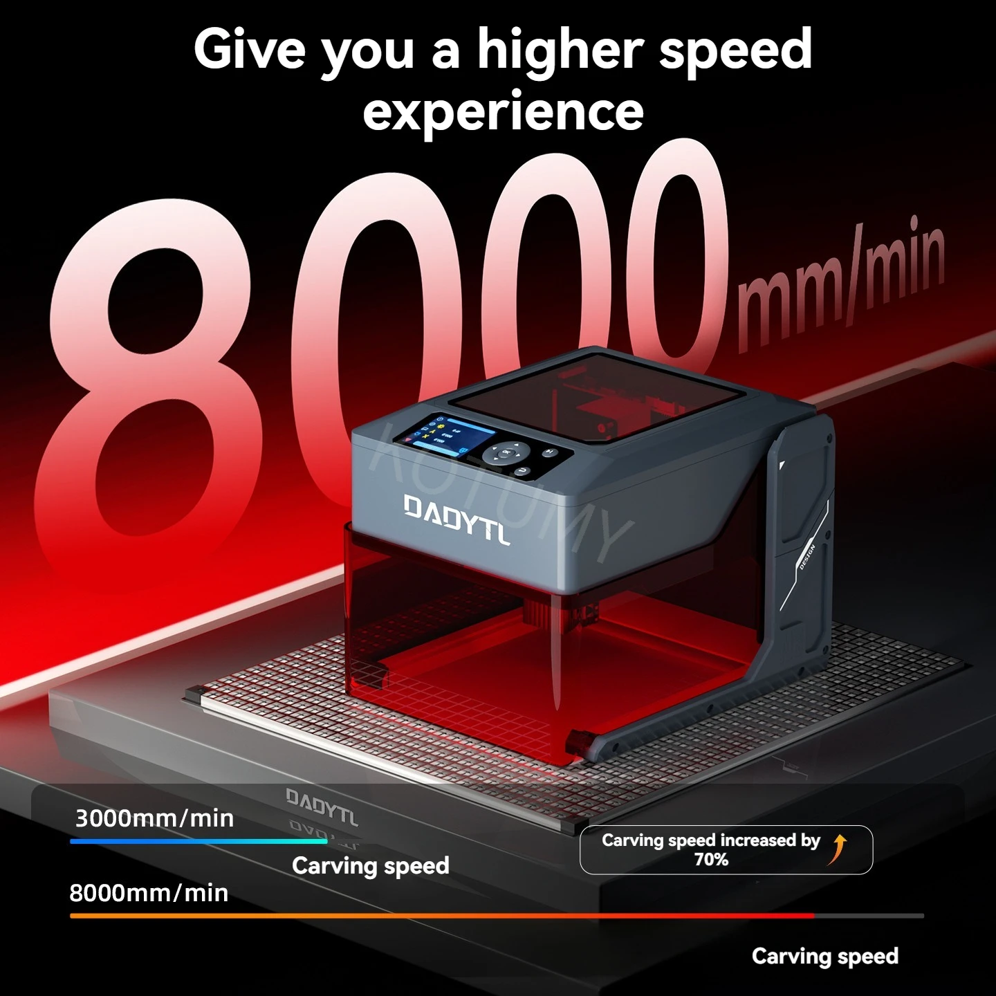 Carving Range 100 * 100mm Fully Automatic Cutting Portable Laser Carving Machine Small Leaf Marking Mini Wood Metal