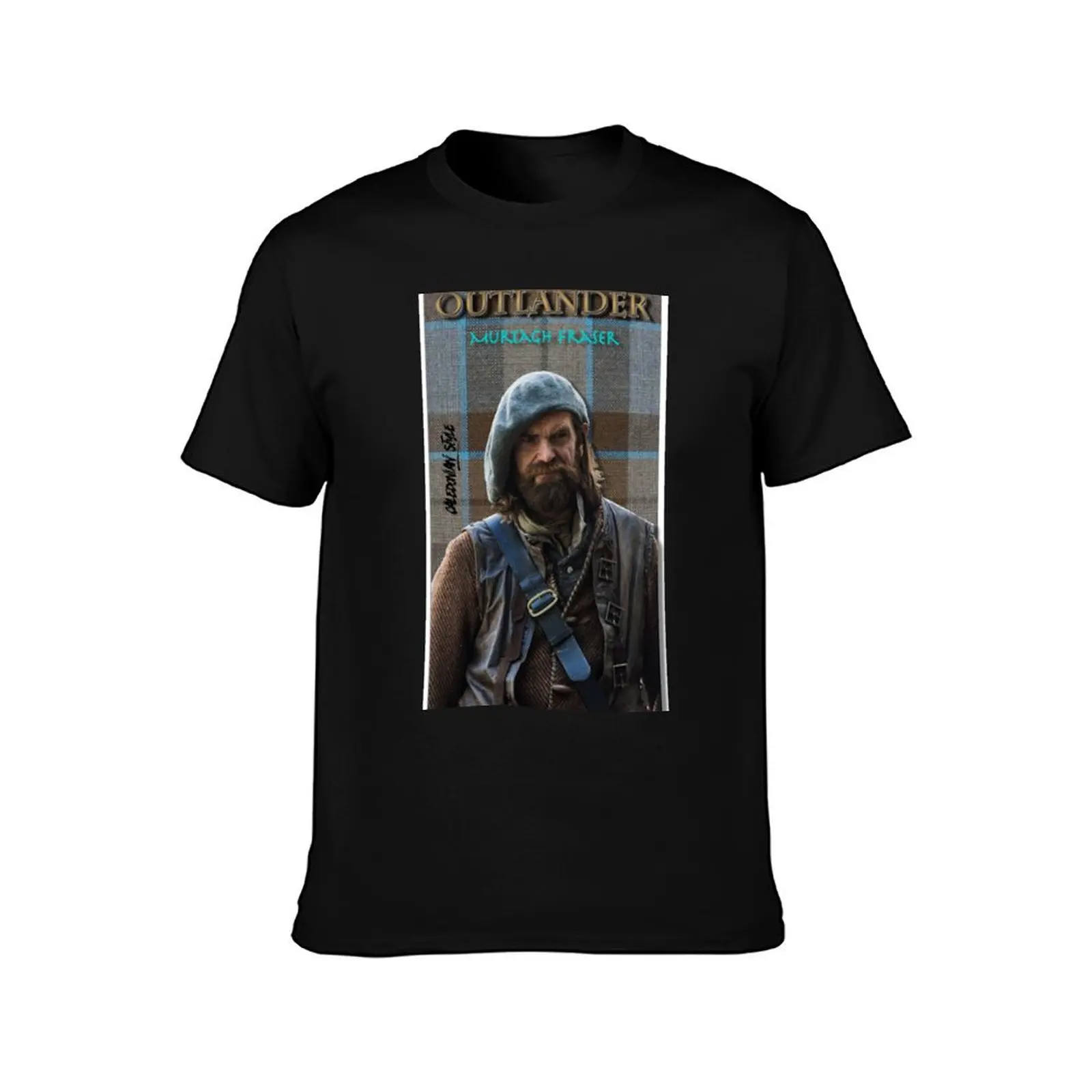 Murtagh Fraser Outlander by Caledonian Style T-Shirt Daily Work Short Sleeve Top