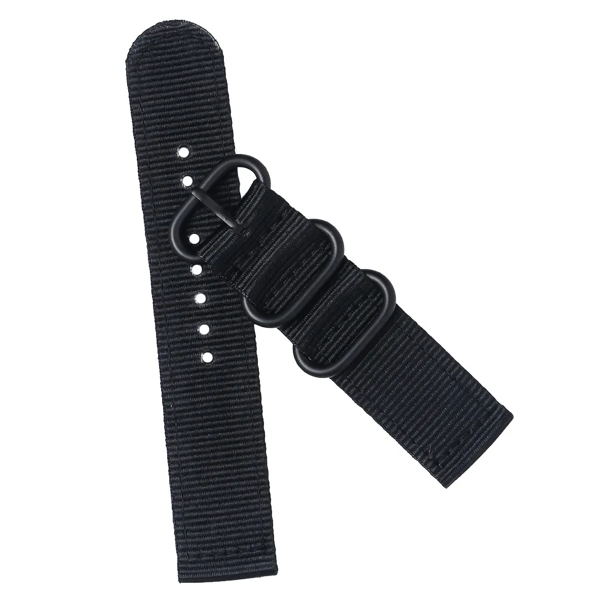 18Mm Chic Gorgeous Nylon Watch Strap Top Class Stainless Steel Buckle Easy Install Secure Fit Watch Band for Active Lifestyle