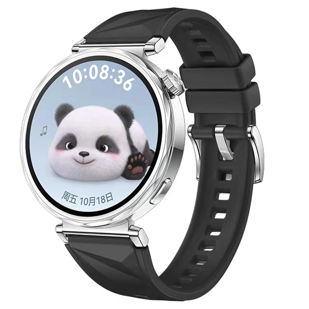 Silicone 18mm Wrist Band For Huawei GT5 Pro 42mm Sport Replacement Strap For Huawei GT5 GT4 41mm Smart Soft Bracelet Accessories