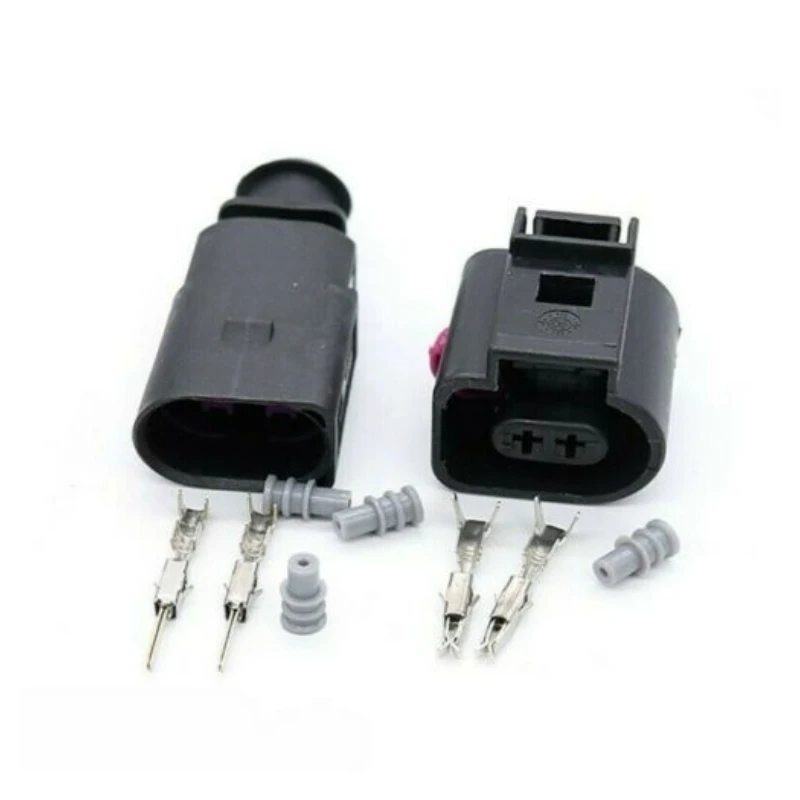 センサー用車両ソケット,2ピン,1セット,1.5mm,防水電気ケーブル,1j0973802,1j0973702