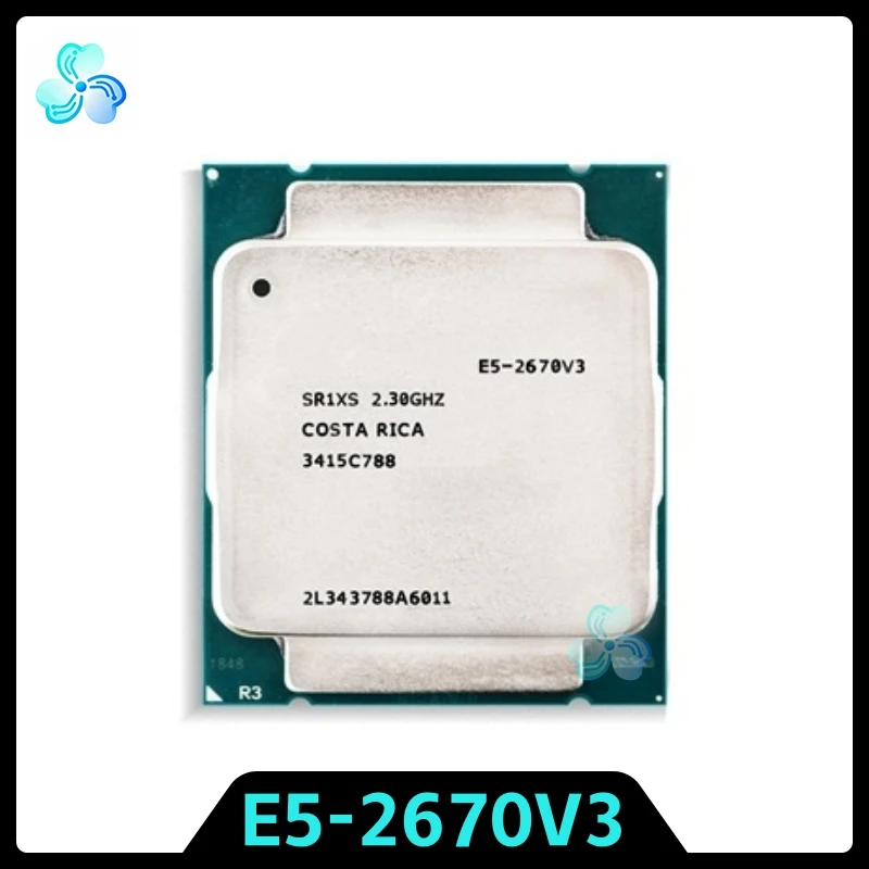 Xeon E5-2670V3 CPU SR1XS 12-Cores 24-Thread 2.3GHz 30MB 22nm 120W LGA2011-3 E5 2670 V3 CPU Processor E5 2670V3