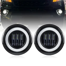 LED Fog Lights Halo DRL Lamps for Chevy Avalanche 1500 2007-2013 / Camaro 2010-2013 / Colorado 2015-2020 / Tahoe 2007-2014