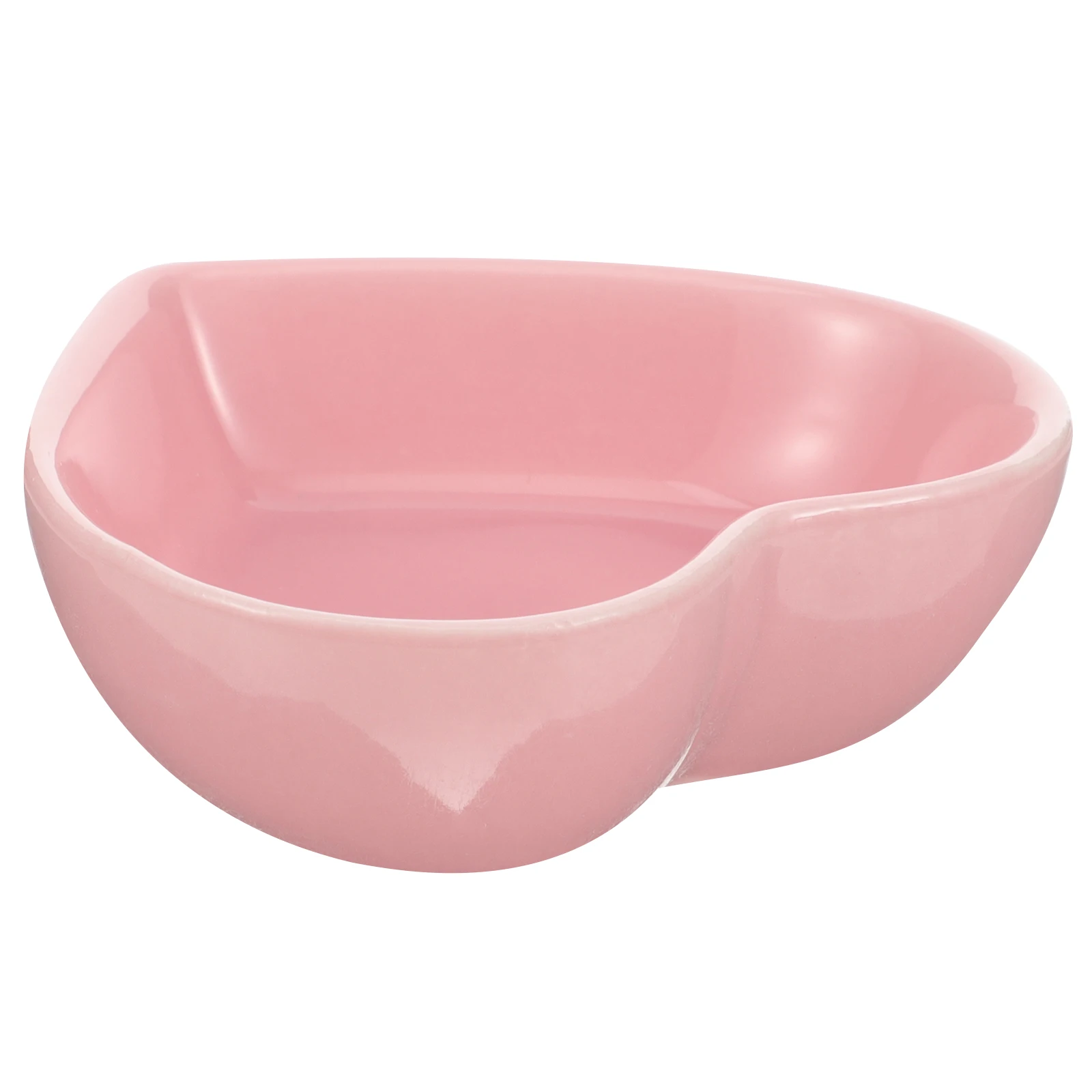 

Ceramic Pet Bowl Safe Small Animals Food Hamster Feeding Bowls Ceramics Heart Shape Chinchilla