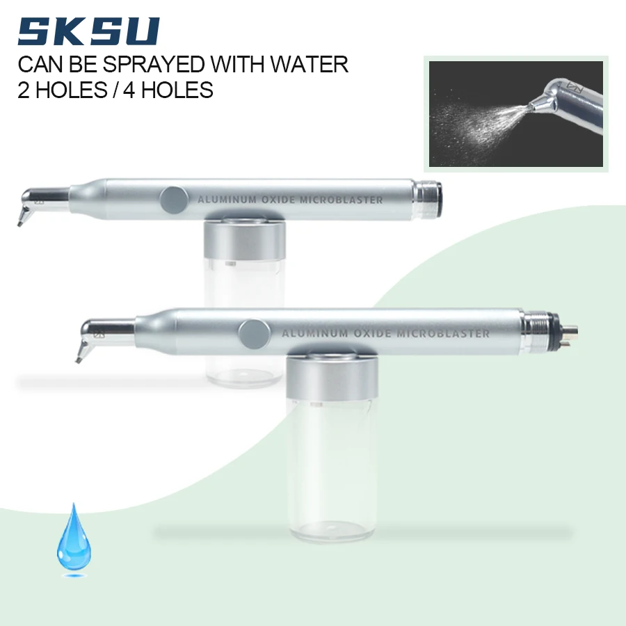 Dental Aluminum Oxide Micro Blaster with Water Spray Microetcher, Alumina Sandblasting Gun, Air Polisher, Dentistry Tools