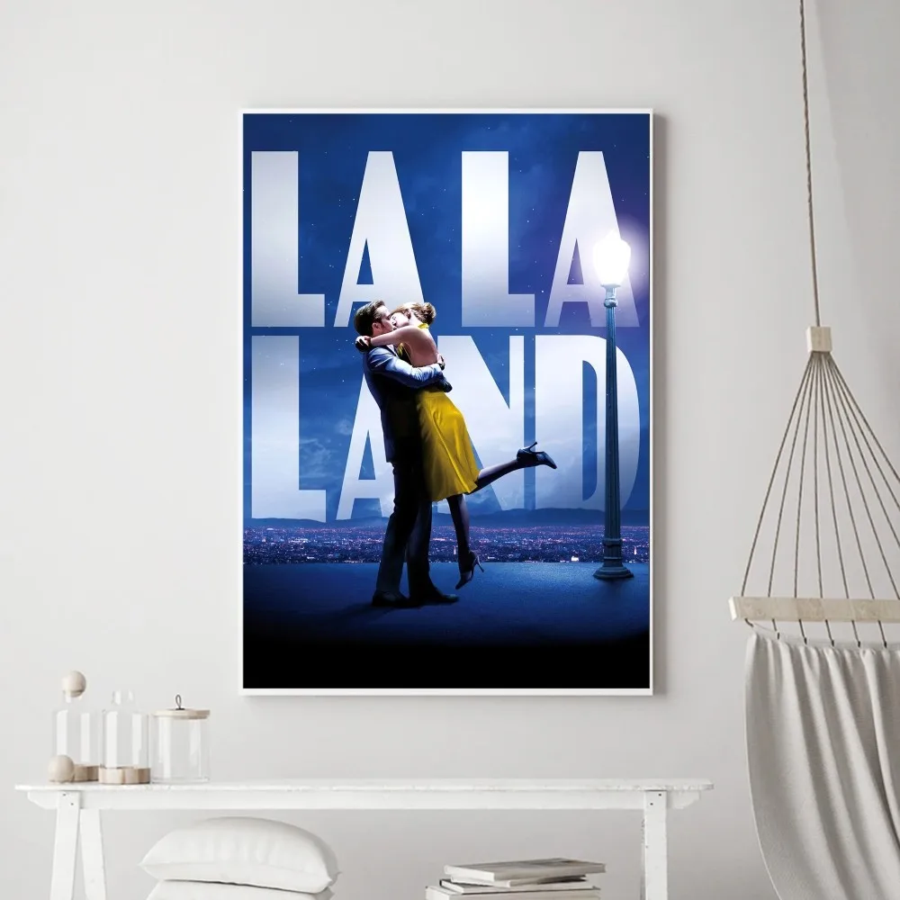 LA LA L-LAND movie Poster Prints Poster Wall Painting Bedroom Living Room Wall Bar Restaurant Sticker Small