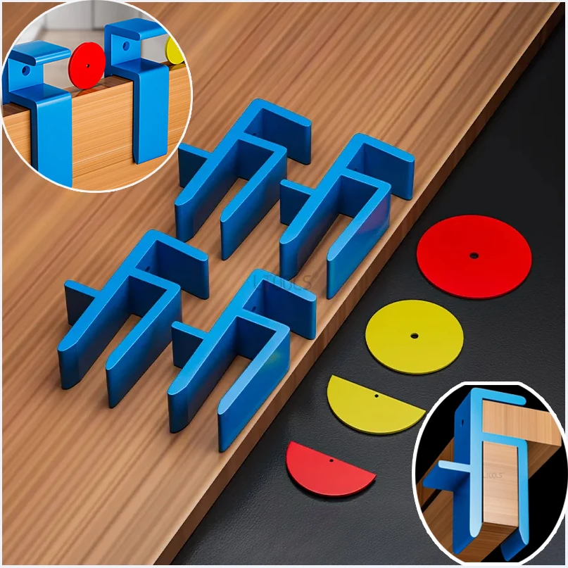 

Wardrobe Closing Board Clip Woodworking 16-18mm Jigs Closing Fixing Clip Carpentry Closing Fixed Clamp Tool Wood Marking Fixture