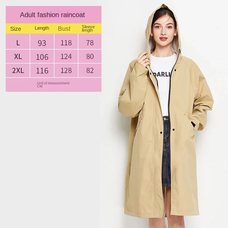 Cute Raincoats for Women Long Raincoat Fashion Men's and Women's Outdoor Hiking Shell Jacket Thickened Golf Jacket