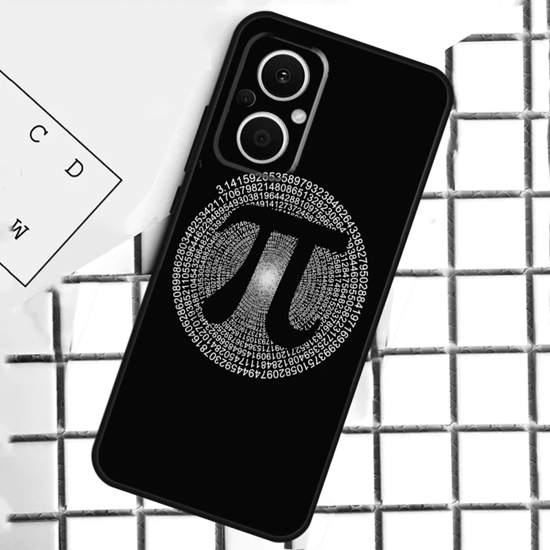 الرياضيات صيغة Pi جراب هاتف ل ممن لهم رينو 13F 13 12 11 14 F 10 برو 8T 7 8 لايت ممن لهم البحث X6 X5 X8 برو غطاء