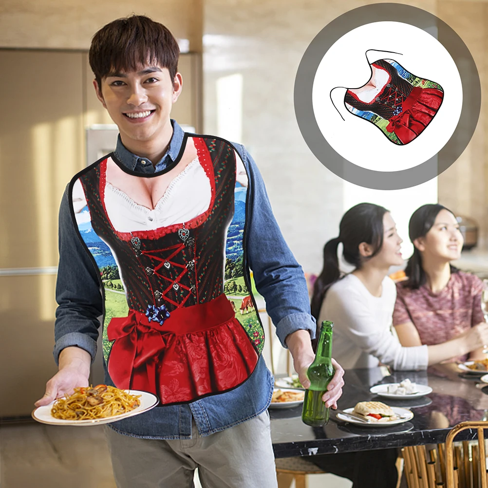 

2pcs Reusable Waterproof Adult Bibs Large Durable Clothing Protectors For Daily Use Elderly Household Dinner Accessories