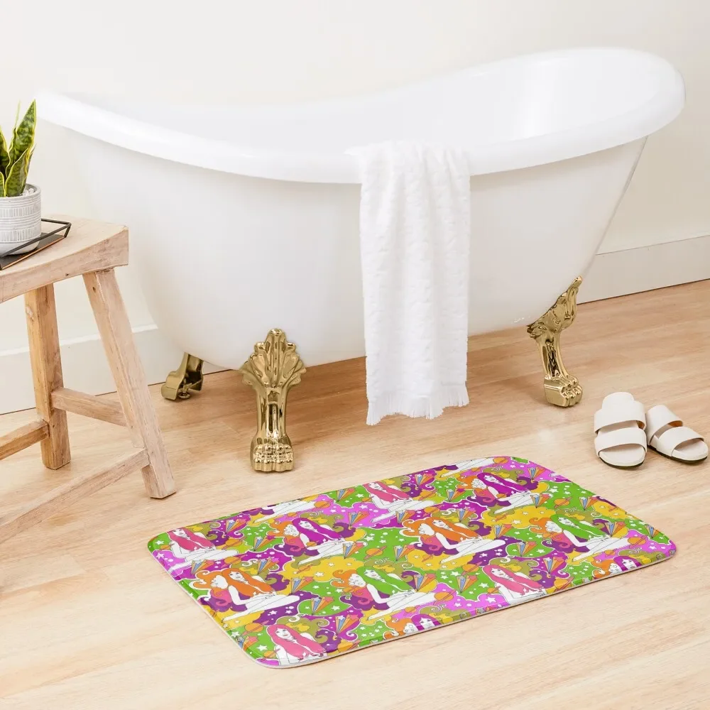 

psychdelic space Bath Mat Floors For Hallway On The Floor External Entrance Doormat Bathroom Kit Mat
