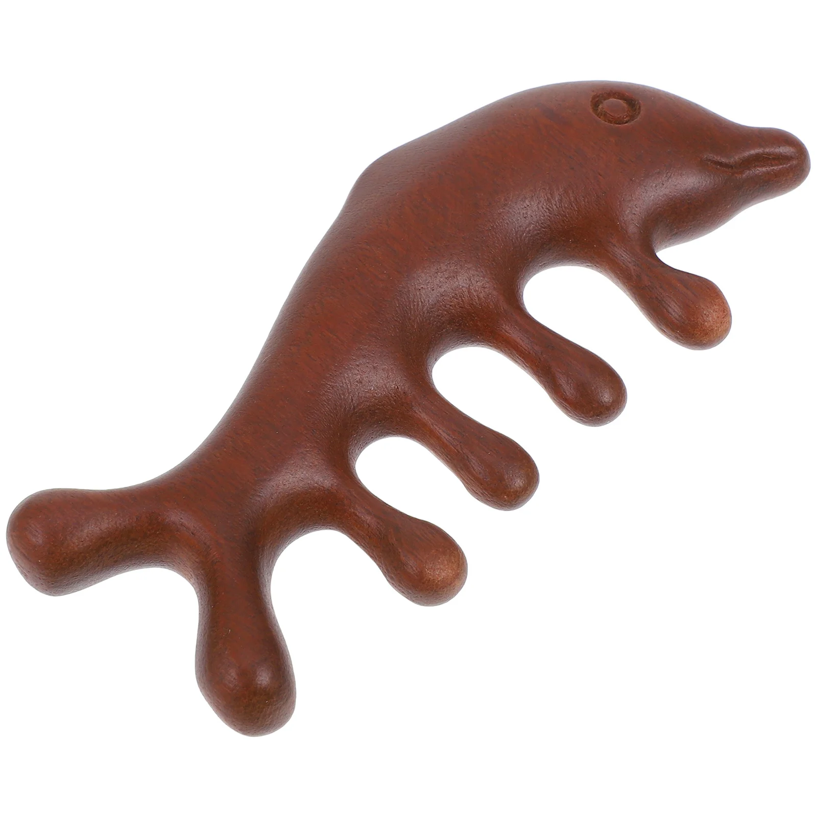 

Wooden Dolphin Massage Comb Sandalwood Head Scalp Massager Tool Manual Wide Tooth Hair Massage Gua Sha Comb for Neck Back Face