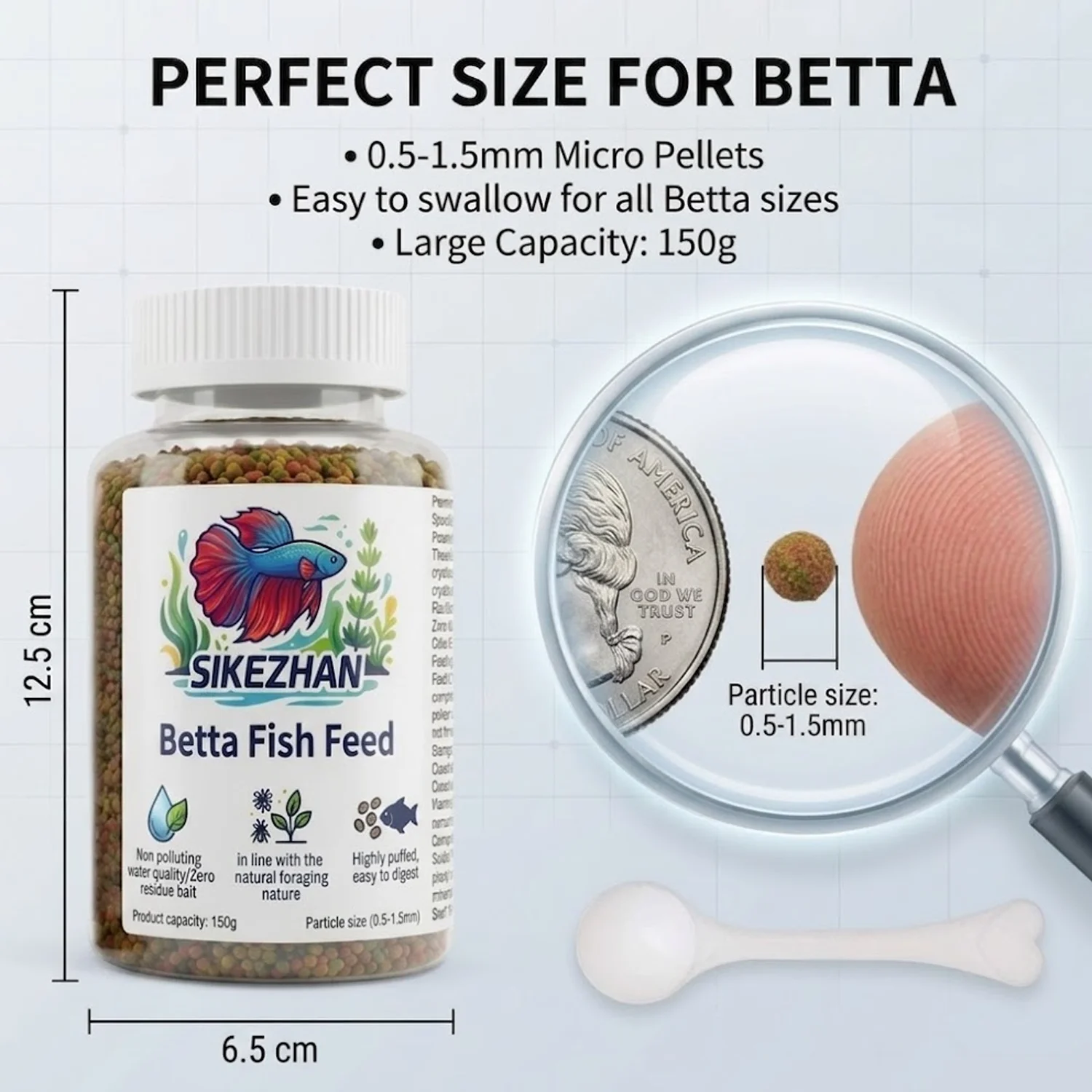 Professional Betta Fish Food P - Aquarium Fish Vitamin recension och pris