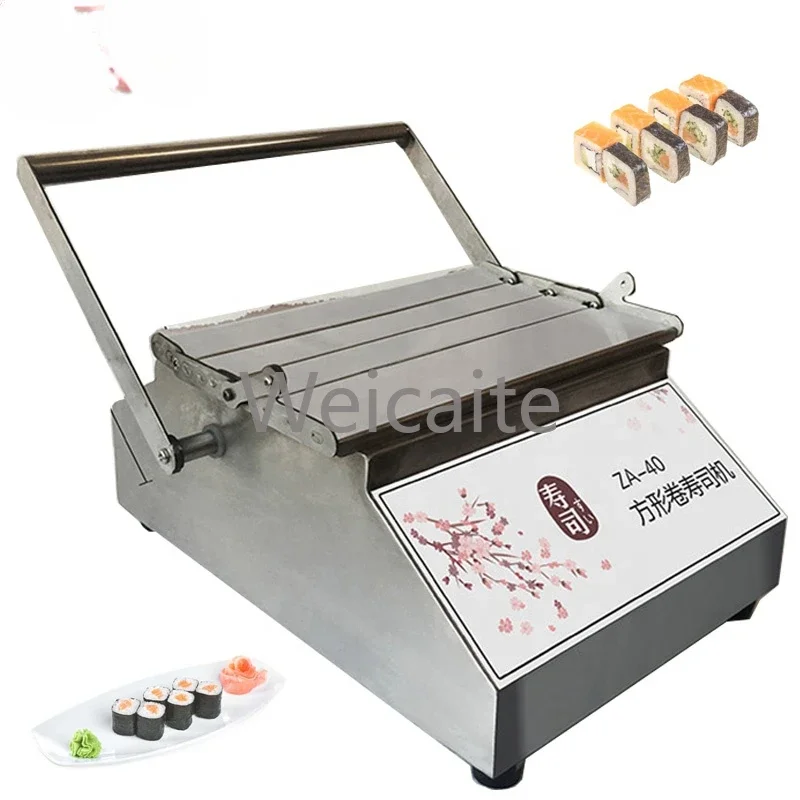 

Sushi Roll Making Machine Tabletop Sushi Forming Roller Maker Commercial Manual Seaweed Rice Ball Machines