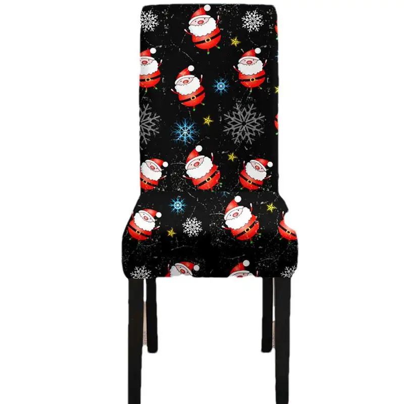 

Christmas Chair Cover Dining Room Seat Covers Washable Chair Cover Easy To Install Protection Function Create A Christmas Mood