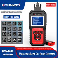 2026 KONNWEI KW460 Car ODB2 Scanner Code Reader OIL TPMS Reset OBD 2 for Mercedes Benz ABS Airbag Adapter Autor Diagnostic Tools