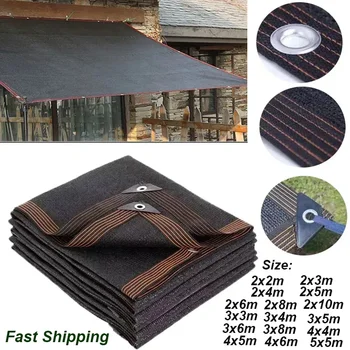 Black shade net, garden plant shading shed, greenhouse cover, pool shade, greenhouse, 12 needle shading rate 85-90%