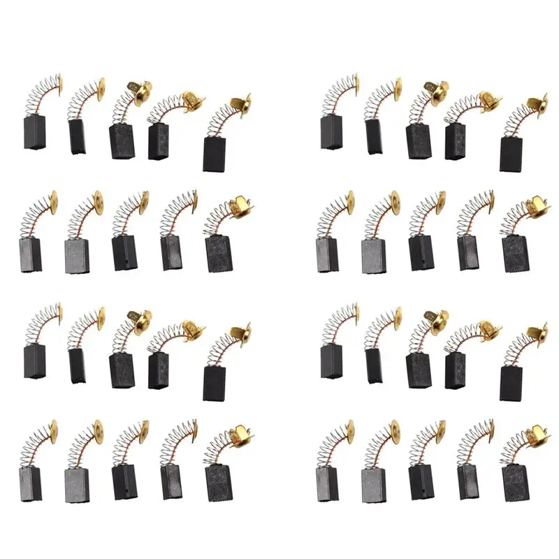 

40Pcs 17.5Mm X 11Mm X 6.5Mm Electric Replacement Motor Carbon Brushes-[LUCK 9]