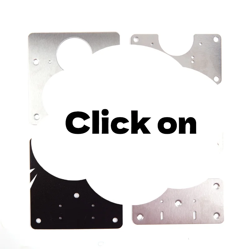 Hinge Repair Plate With Mounting Screws For Repairing Furniture Door Hinge Parts