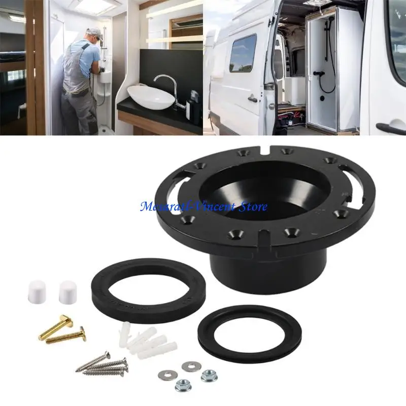 

A70F 3" Campers Toilet Flange Replace 385345892 with Campers Toilet Seal Replace 38531652 Fit for Campers 300/310 Campers Mot