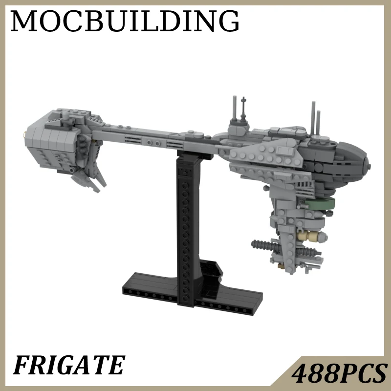 

Frigate Spaceship Model MOC Building Block Bricks DIY Construction Toys Birthday Gift