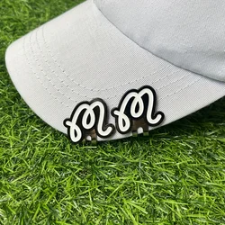 Magnetic Cartoon Golf Hat Clip with Durable Metal Ball Marker - Perfect Gift for Women Golf Lovers