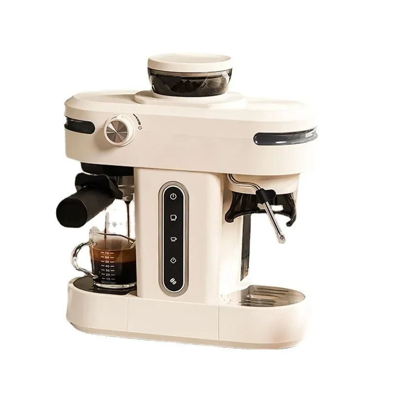 

Semi-automatic Coffee Maker Timed Powder Dispensing Large and Small Cups Steam Milk Froth Americano Espresso Machine