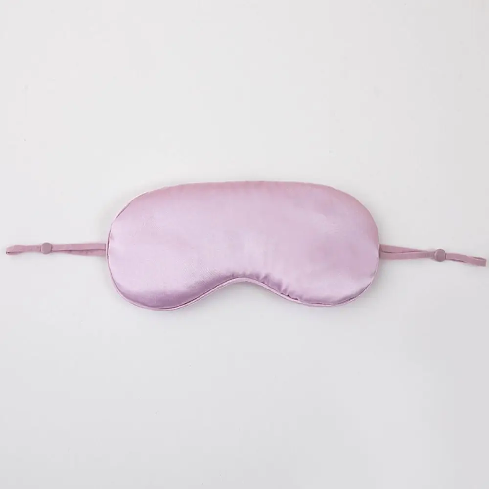 Fashion Shading Sleeping Mask Ventilate Hanging Ear Sleeping Eye Patch Mulberry Silk Imitated Silk Eye Care Tools Travel