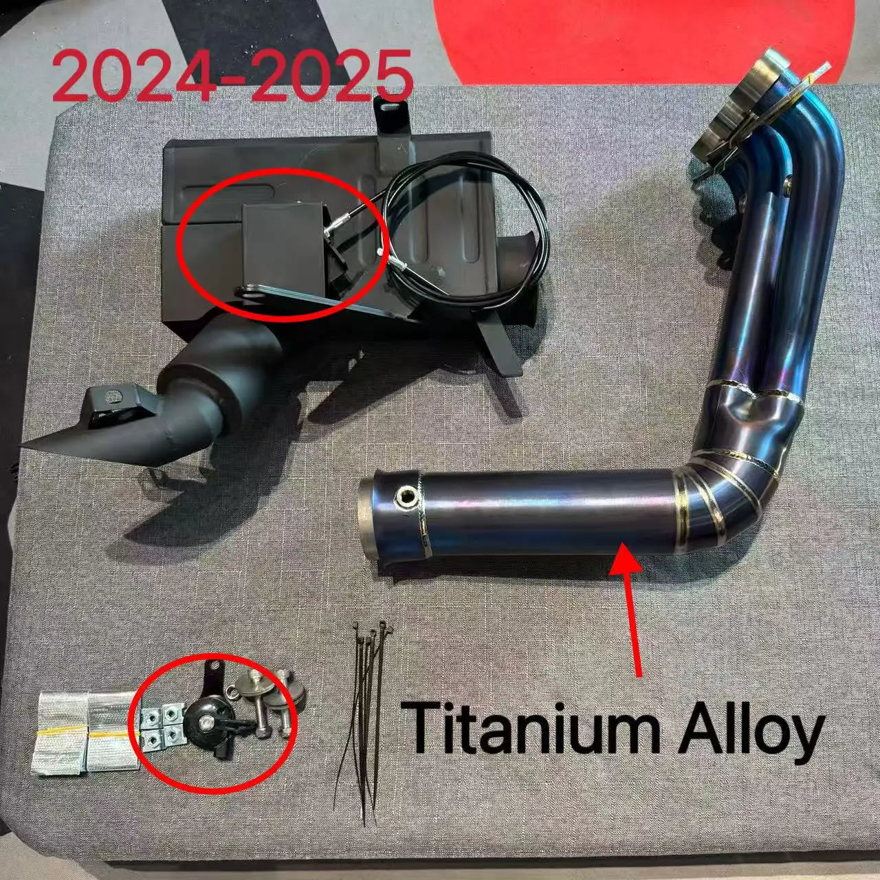For ZONTES 703RR Exhaust Full System Undertail Exit OEM Style Straight-Through Valve Modified Motorcycle Performance2024-2026