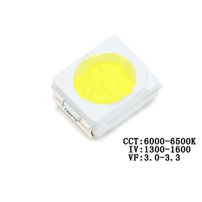 슈퍼 브라이트 3528 1210 SMD LED 다이오드, 레드, 그린, 블루, 옐로우, 화이트, UV, 아이스, 100 개