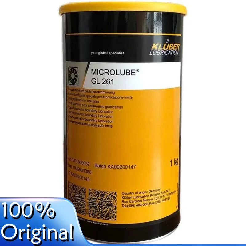 

GL261 1KG Kluber For Lubrication MICROLUBE GL 261 special lubricant used in boundary friction, fretting corrosion conditions