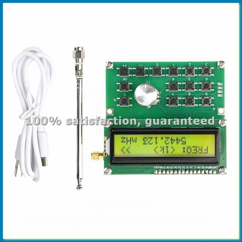 

Генератор сигналов ADF4351, осциллятор с переменной частотой, от 35 МГц до 4000 МГц, цифровой ЖК-дисплей, питание 4,5–5,5 В, A56M