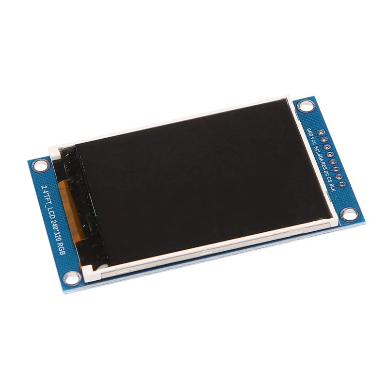 Fufu 2x 2.4 Polegada 240x320 lcd spi tft módulo de exibição driver ic ili9341 para arduino